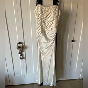 A•B•S by Allen Schwartz Strapless Gown